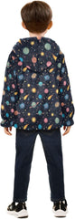 Colorful Planets Toddler Boys Winter Coat Comfy Winter Coats for Kids 3T