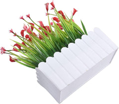 Artificial Plants with Pots Fake Flowers Home Garden Indoor Outdoor Potted Lily Bonsai Fabric Plastic 7.5x3.1x5.9 Inch Tabletop Windowsill Office Desk Decoration(Pink)