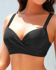Women Underwire Bikini Top - Push Up Swim Top Only Bra Padded Swimsuit Tops 2025 Bathing Suit Tops