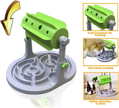 Pet Feeding Solution Automatic Cat & Dog Cafe Feeder and Water Dispenser in Set with Food Scoop - Ito Rocky 6-Meal Automatic Food Dispenser for Small/Middle Puppy and Kitten