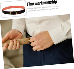 Hemoton 1piece Men Brown Dress Belt Casual Belt Men Brown Mens Antique for Jeans Pants