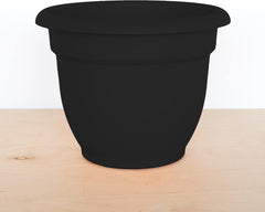 Fiskars Bloem 12 Inch Ariana Planter with Self-Watering Grid, Color Clay