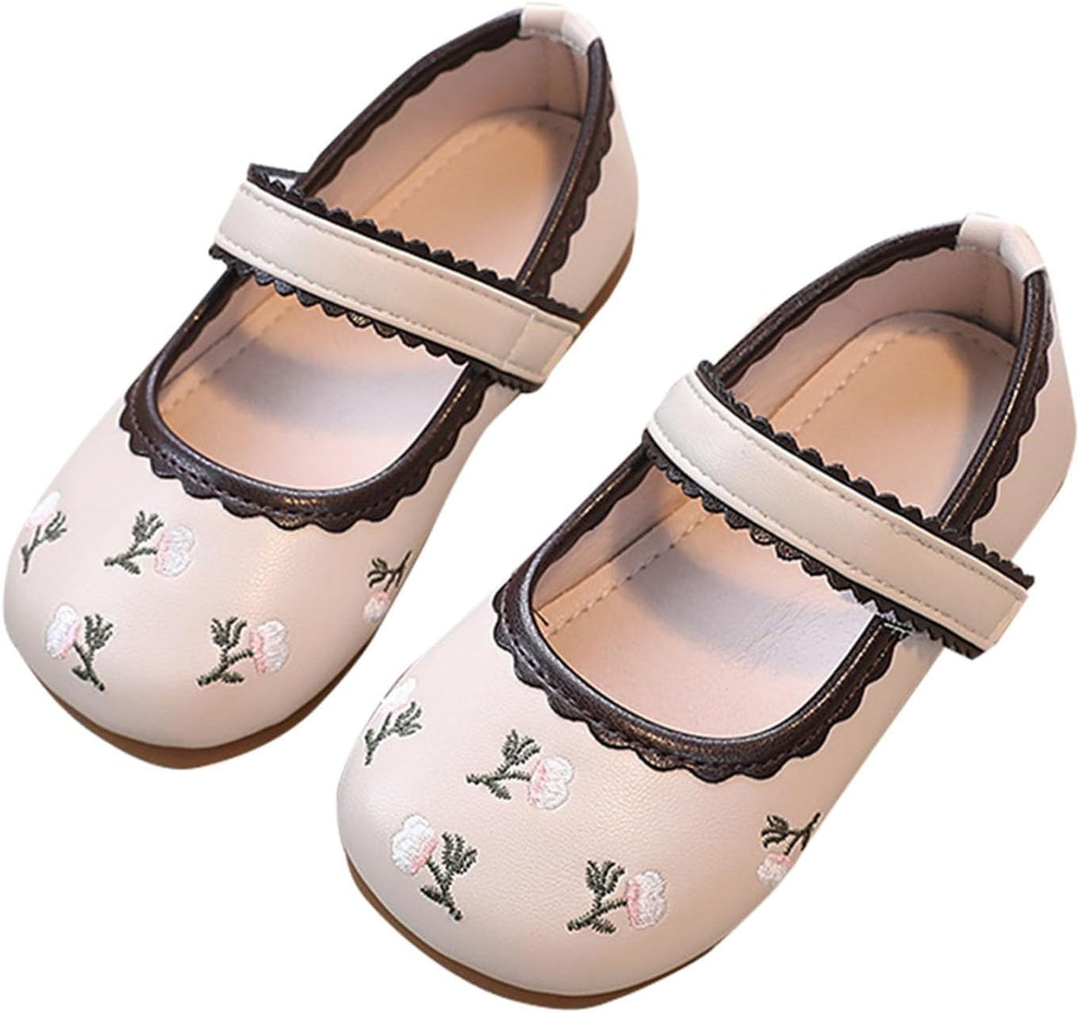 Little Kid Shoes Big Girl's Dress Mary Jane Ballet Flower Girl Wedding Party Ballerina Flat School Shoes