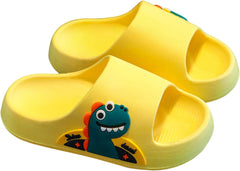 Generic Dinosaur Slippers for Boys Girls Anti-Slip Cute Cartoon Thick Sole Sandals Toddler Kids Garden Pool Beach Kid Shoes