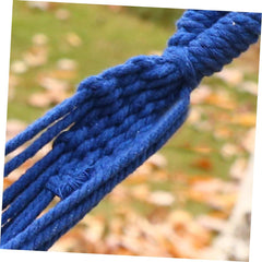 BESPORTBLE Travel Essential Outdoor Hammock Canvas Swing Seat Stripes Compact for Camping Leisure