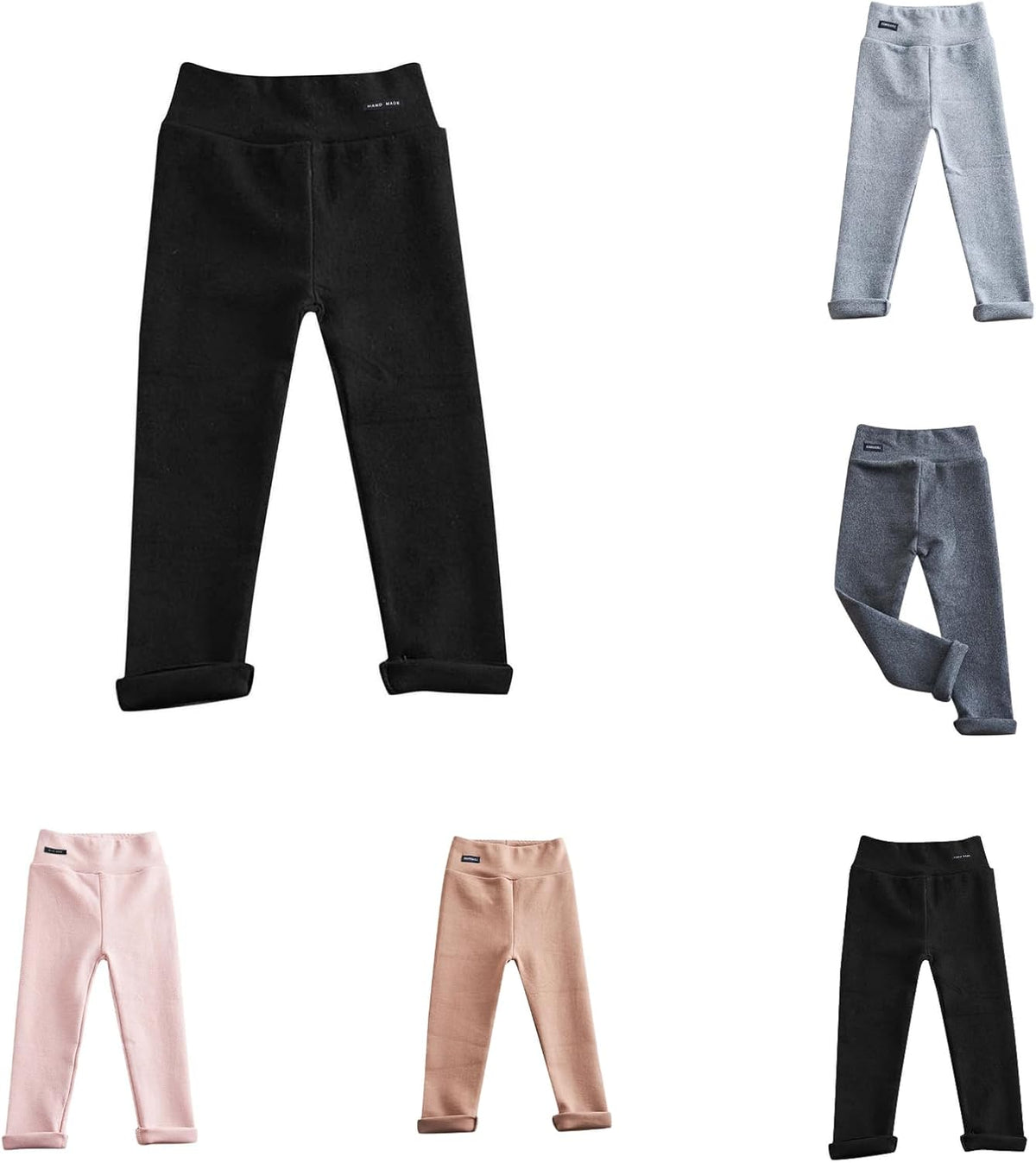 Fleece Warmth Leggings Girls Thickened Winter Lined Long Baby Kids Pants Girls Pants Jeans Baby Pants