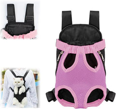 Furry Pawsy Carrier, Furry Pawsy Cat Carrier, Dog Backpack Carrier, Adjustable Pet Front Cat Dog Carrier Backpack Travel Bag, Easy-Fit Chest Carrier for Small Dogs Cats Puppies. (G,XL)