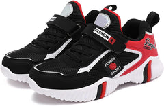 Boys Sneakers Lightweight Breathable Mesh Sports Shoes Casual Walking Sneakers for School Activities Comfortable