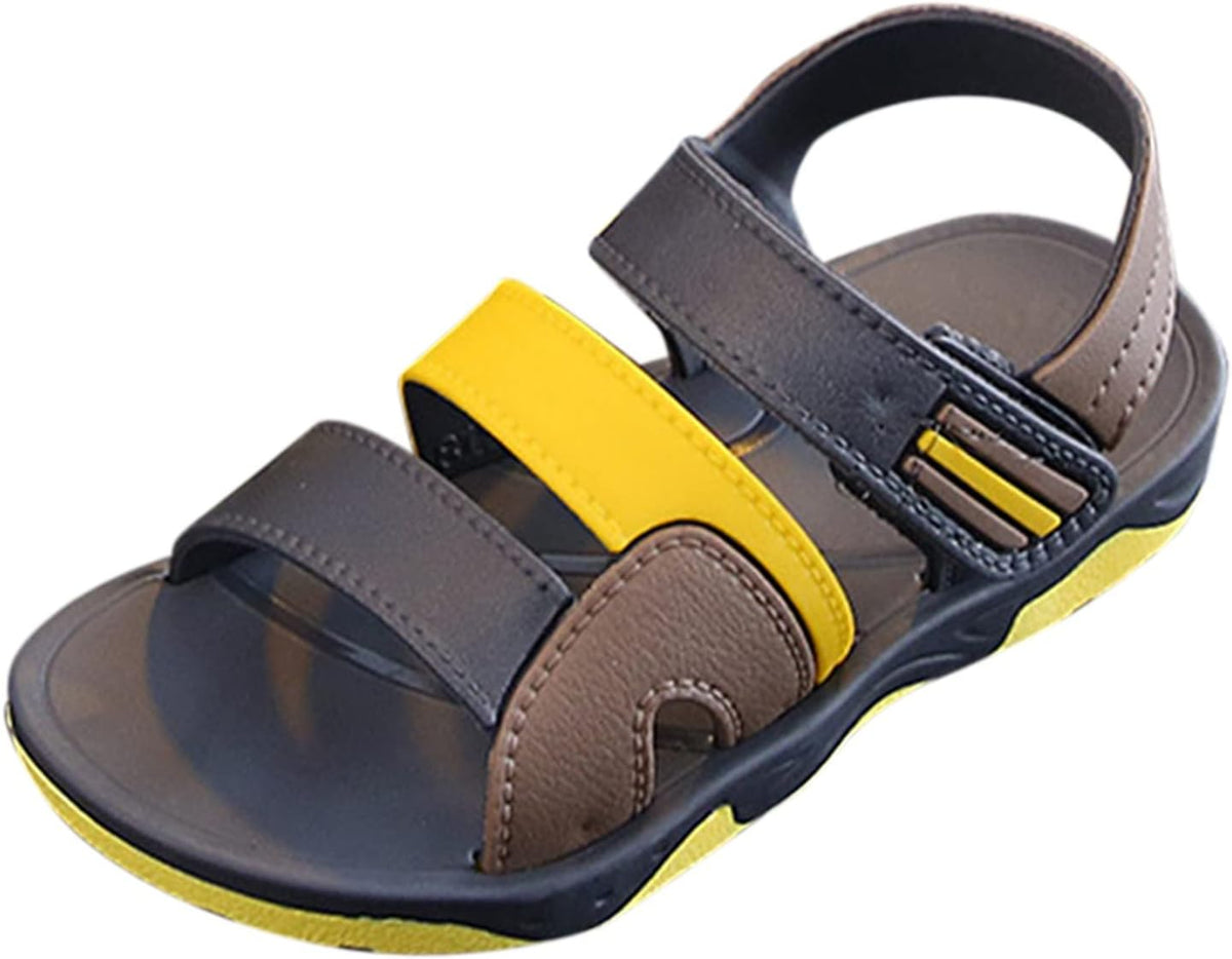 Boys Soccer Slides New Children Fashion Summer Boys Sandals Beach Outdoor Kids Buckle Non Slip Flat Baby Boys Sandals