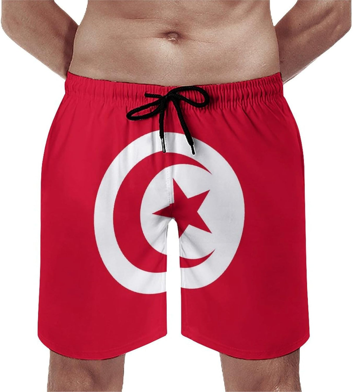 Tuvalu Flag Mens Summer Beach Short Casual Swimming Board Shorts