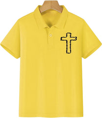 Girls Crop Top Shirts Boys and Girl in Spring Summer 2D Personalized Printing Lapel Girls Crop Top Shirts