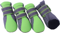 Breathable Mesh Dog Boots Nonslip Sole for Small Dogs for Hiking Running and Daily Walks Protects Paws from Abrasive