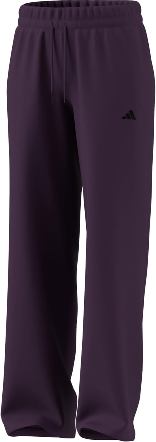 adidas Women's Essentials Small Logo Feel Cozy Open Hem Pants