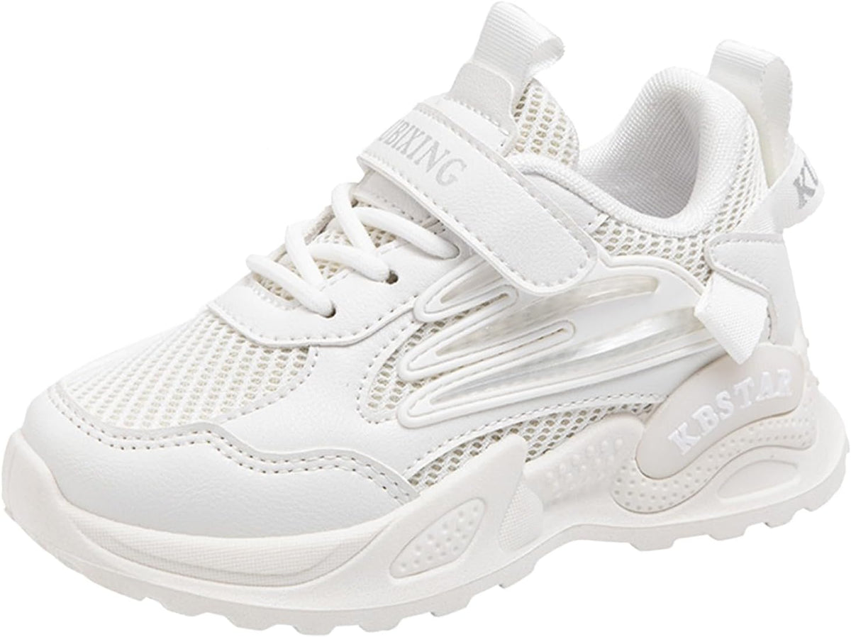 IWIHMIV Boys Athletic Shoes Girls Casual Breathable Lightweight Walking Shoes Comfortable Tennis Sneakers for Kids