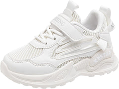 IWIHMIV Boys Athletic Shoes Girls Casual Breathable Lightweight Walking Shoes Comfortable Tennis Sneakers for Kids