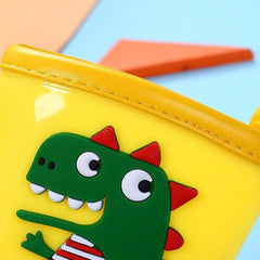 Toddler Dinosaur Rain Boots Waterproo𝐟 Rubber Kids Rain Boots for Girls Boys Outdoor Non Slip Water Shoes