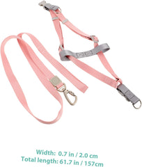 1set Freedom Harness for Dogs Stylish Dog Harness Leash One-Hand Operation for Puppies
