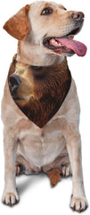 Grizzly Bear Dog Bandana Pet Scarf Accessories for Small Medium Dogs Cats Photo Prop, Triangle Pet Bandanas Adjustable Puppy Bib Washable Dog Kerchief Puppy Neckerchief