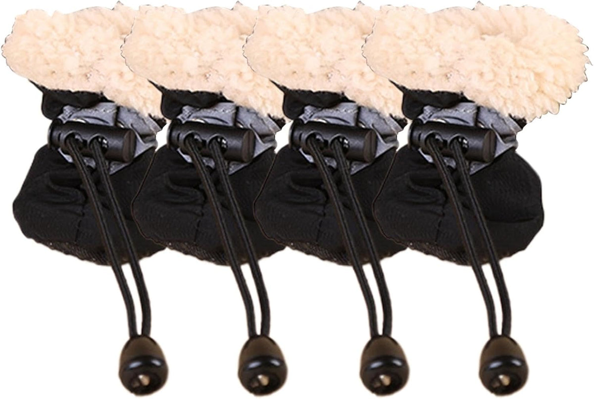 Dog Shoes Paw Protection - Soft Puppy Snow Boots, Puppy Boots for Small Dogs, Dog Snow Boots | Anti-Slip Dog Shoes Waterproof Dog Booties for Snow, Beach, Hiking, Camping