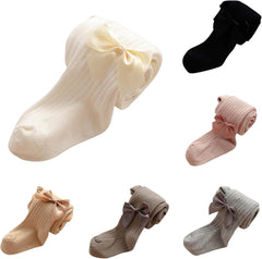 Girls Cotton Fleece Lined Leggings Kids Thick Thermal Tights Winter Full Length Pants Warm Clothes