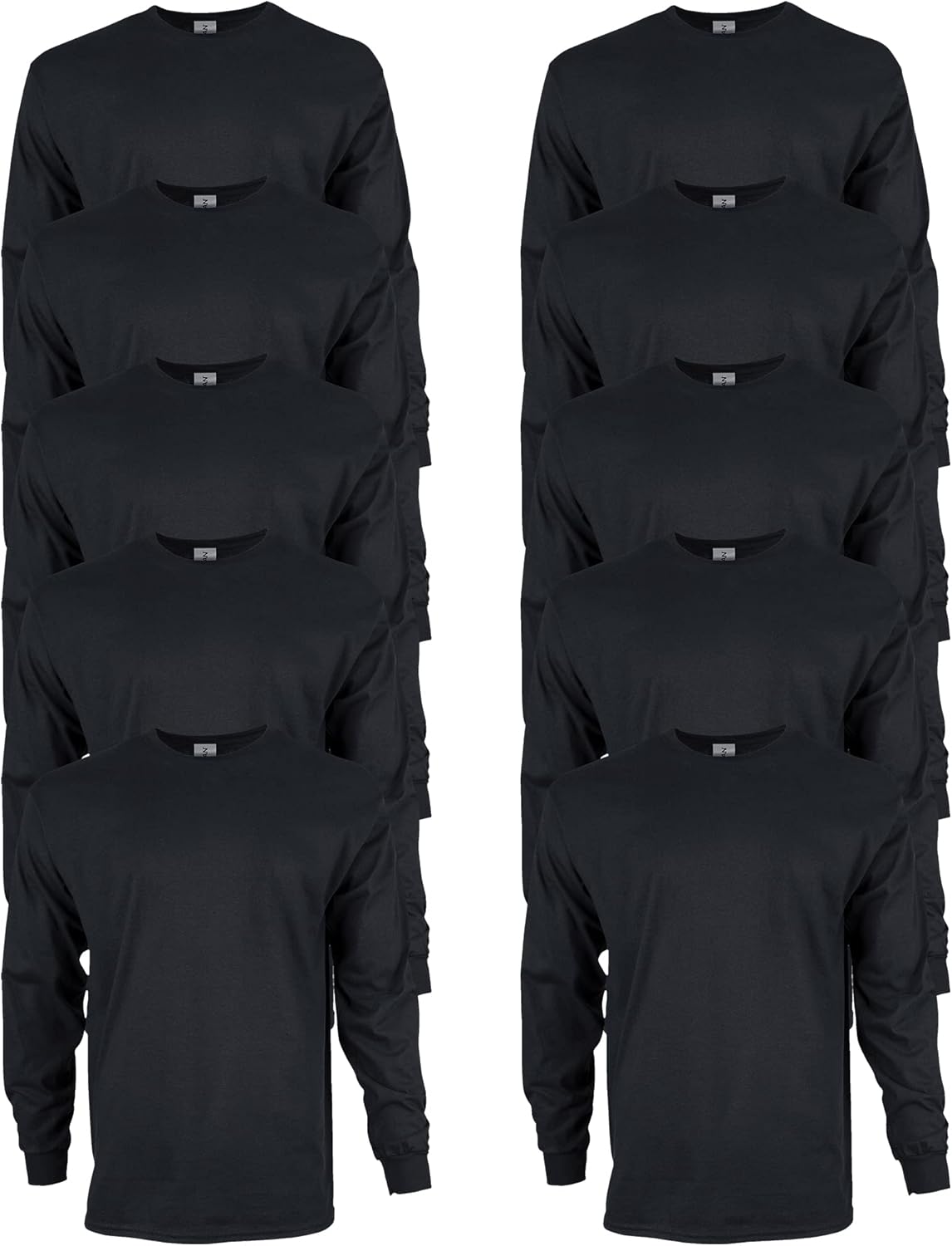 Gildan Adult Ultra Cotton Long Sleeve T-Shirt, Style G2400, Multipack