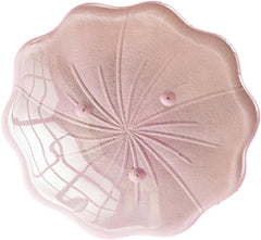 37Ml/1.5oz Colored Glass Petal Cup and Saucer, Home Afternoon Tea Cup - Cup Glass Purple