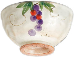 Colored Cherry Blossom Rice Bowl (Peach), 4.5 x 2.6 inches (11.5 x 6.5 cm), Made in Japan