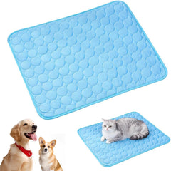 Dog Cooling Mat, 2025 New Pet Water Cooling Bed - Washable & Reusable Cool Pads for Dogs, Summer Blanket for Dogs Cats, Instant Relief Cool Mat for Kennel/Crate/Couch (Gray, X-Large)