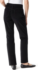 Gloria Vanderbilt Women's Amanda Corduroy High Rise Straight Leg Pant Standard