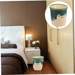 Adorable Ring Trash Can Home Trash Can Small Bin Opening for Kitchen Bedroom