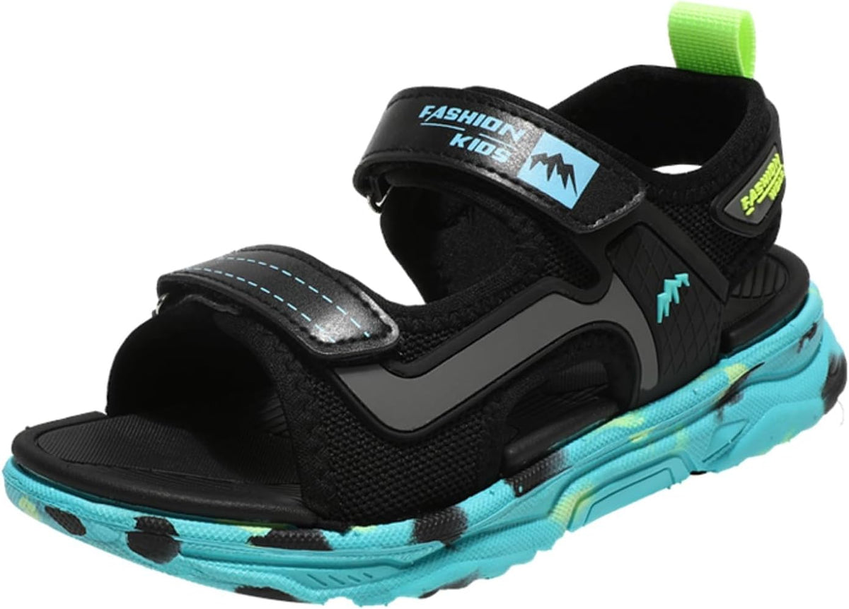 IWIHMIV Boys Fashion Athletic Summer Sports Sandals Outdoor Fashion Soft Sole Comfortable Open Toe Sandals