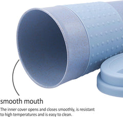 Darwaza Plastic coffee cup is less likely to break compared to ceramic or Glass mugs such as coffee or tea and is usually dishwasher safe for easy cleaning (color,Blue)