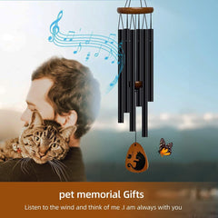 Pet Memorial Gifts Wind Chimes - Dog Cat Memorial Gift,Pet Lost Gifts,Bereavement Remembrance Gift for Loss of Dog Cat Wind Chimes,28 inches