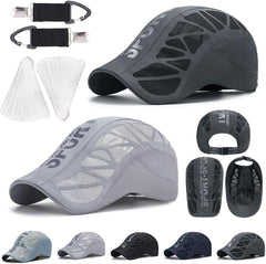 Aeromesh Sport Cap, Stead Hat, Adjustable Lightweight Breathable Mesh Cap for Men, Machine-Washable, Quick-Dry