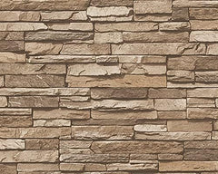 CONCORD WALLCOVERINGS ™ Dekora Natur 6, Naturally Multifaceted Beige, Brown, Gray Wallpaper, Sample 7" x 10"
