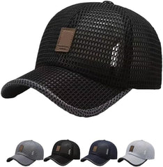 Optimumeny Summer Outdoor Casual Baseball Cap, Unisex Breathable Full Mesh Hat,Trucker Hat Hats