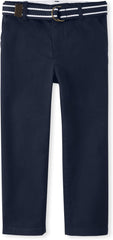 Gymboree Boys' and Toddler Belted Twill Chino Pants Uniform