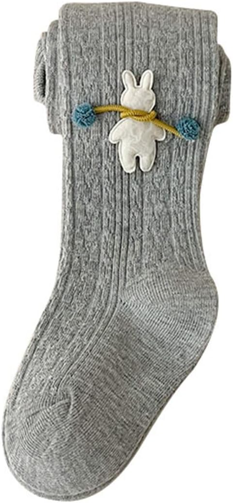 Girls Tights Easter Outfit Toddler Cable Knit Cotton Footed Leggings Stocking Pants Kids Soft Stretchy Pantyhose Pants