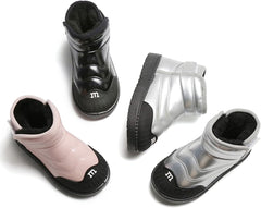 Toddler Girls Winter Snow Boots Plus Velvet Thick Non Slip Ski Boots Snow Boots Large Cotton Shoes Boys Boots