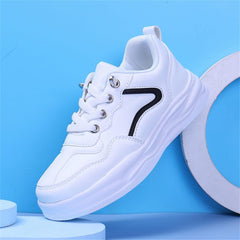 Little Kid's Air Tennis Running Shoes Water Proof Memory Foam Athletic Lace up Sports Walking Sneakers for Boys Girls