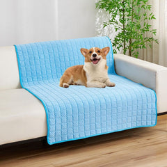 Cooling Mat for Dogs,Washable Non-Slip Pet Summer Cool Mats for Small Large Dogs Indoor,Portable Pet Travel Mats for Car Seat,Self-Cooling Mat for Dogs & Cats,Portable Dogs Cool Bed for Summer