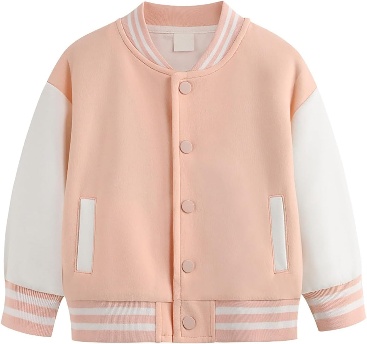 Kids Boys Varsity Baseball Jacket Letterman Jacket School Basic Casual Teens Fall Coat Outerwear Aesthetic Sport Sweatshirt