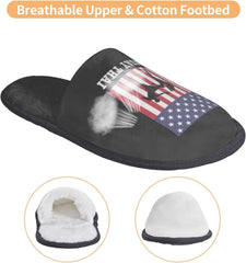 American Flag Muay Thai Boxing House Slippers Women Men Indoor Outdoor Shoes