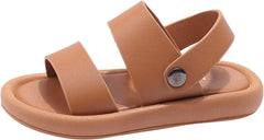 IWIHMIV Girls' Sandals Kids Sandles Boys Summer Sandals Girls Sandles Kid's Boy's Girl's Soft Sole Non Slip Sport Beach Sandals