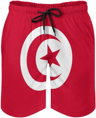 Tuvalu Flag Mens Summer Beach Short Casual Swimming Board Shorts