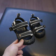Toddler Baby Boy Convertible Sport Sandal Open Toe PVC Casual Strappy Beach Quick-Drying Daily Solid Shoes