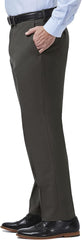 Haggar Men's Premium Comfort Classic Fit Flat Front Hidden Comfort Waistband Pant (Regular and Big & Tall Sizes)