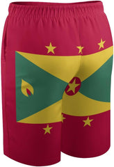 Ladonia Flag Swimming Shorts Surf Men's Beach Swim Trunk