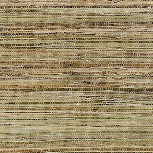 CONCORD WALLCOVERINGS ™ Decorator, Grasscloth Texture Wallpaper Green Sample
