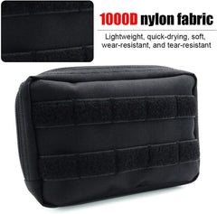 Dog Harness Bag, 1000D Nylon Dog Vest Molle Pouch Lightweight Pet Saddle Backpack for Doggies Puppy Walking Training Hiking